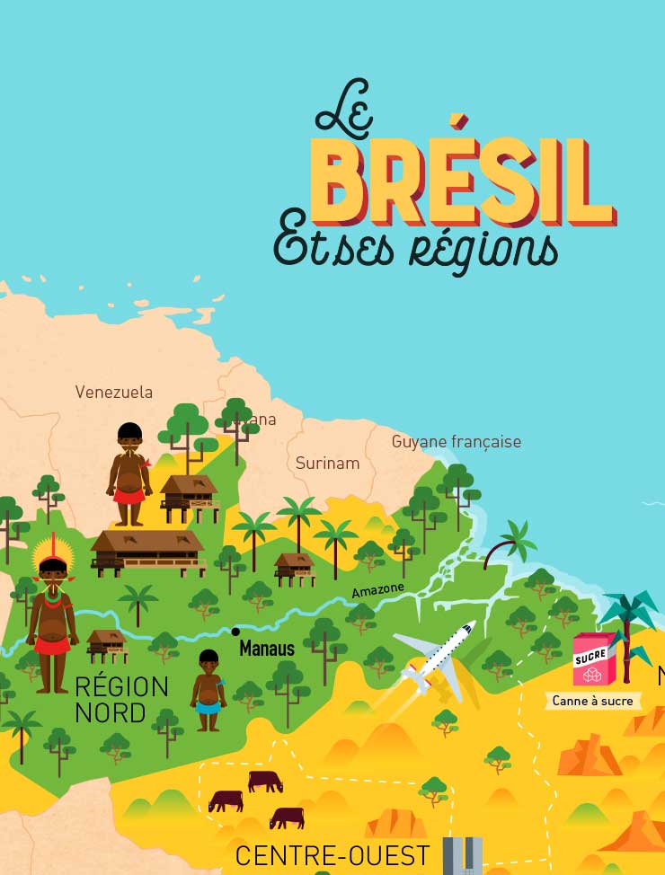 Les régions du Brésil